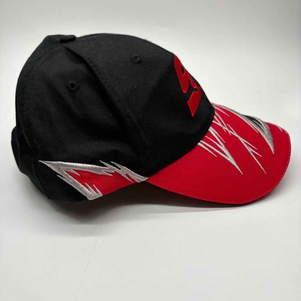 Snap-on Tools Black Red Silver Embroidered Adjustable Baseball Hat